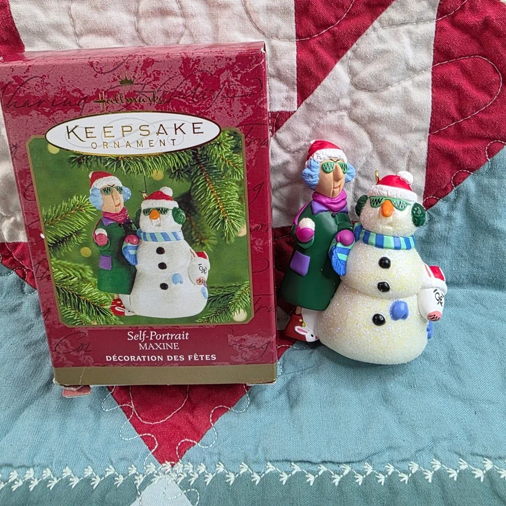 Hallmark Keepsake Ornament Self-Portrait Maxine 2000 Christmas Decor